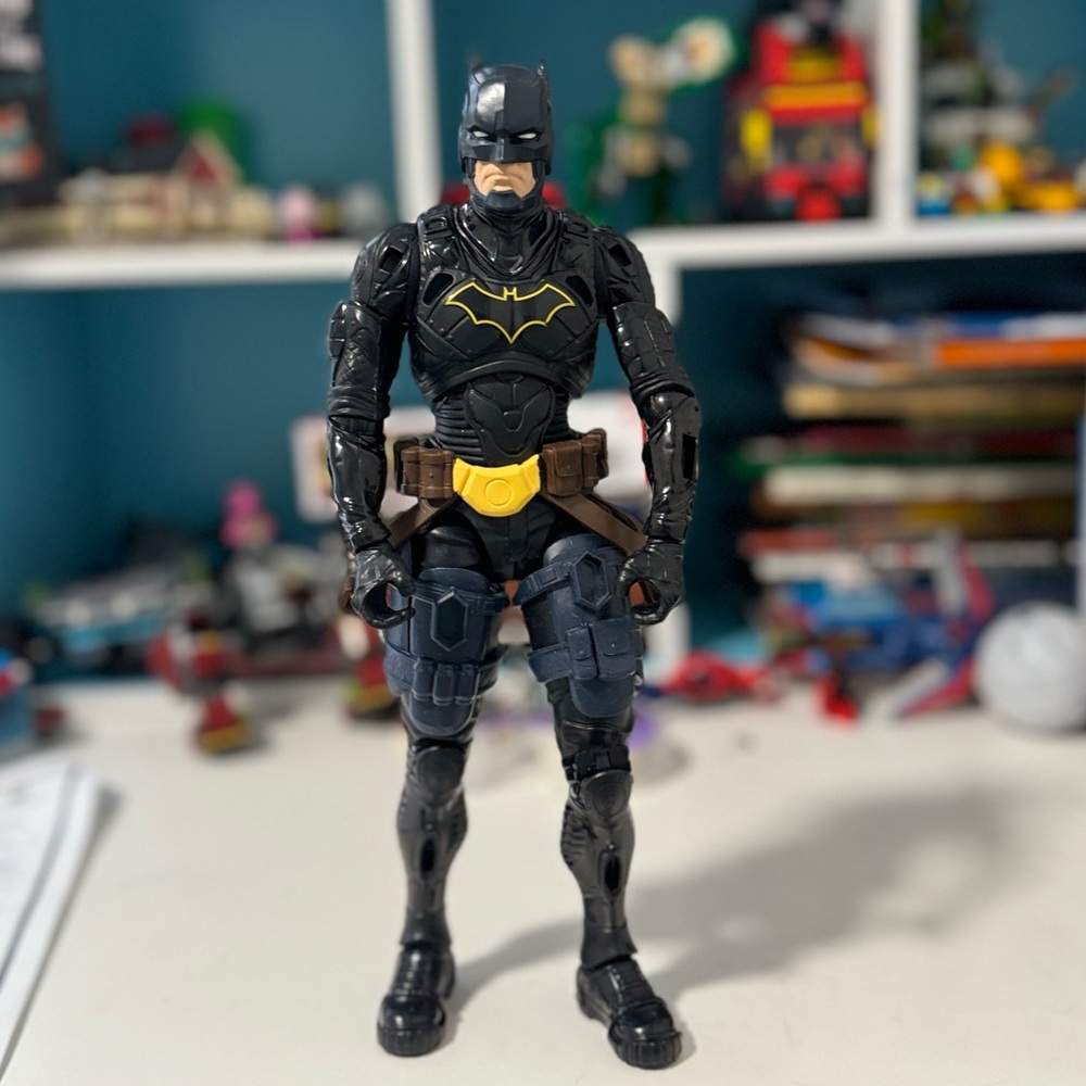 DC COMICS BATMAN Black Action Figure Play Figure 12 inches tall